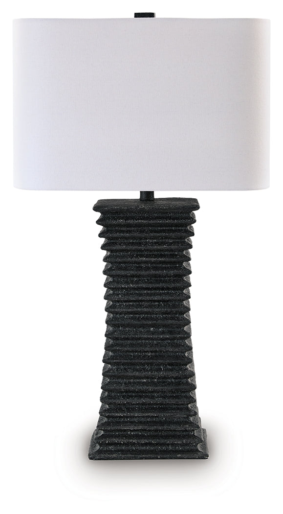 Golzar Black Table Lamp by Ashley at Eve Furniture