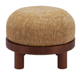 Gome Oat Yellow Ottoman by Zuomod at Eve Furniture