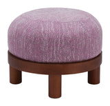 Gome Purple Ottoman Wisteria by Zuomod at Eve Furniture