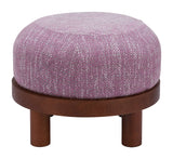 Gome Purple Ottoman Wisteria by Zuomod at Eve Furniture