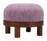 Gome Purple Ottoman Wisteria by Zuomod at Eve Furniture