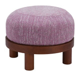 Gome Purple Ottoman Wisteria by Zuomod at Eve Furniture