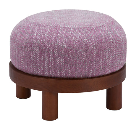 Gome Purple Ottoman Wisteria by Zuomod at Eve Furniture