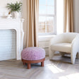 Gome Purple Ottoman Wisteria by Zuomod at Eve Furniture