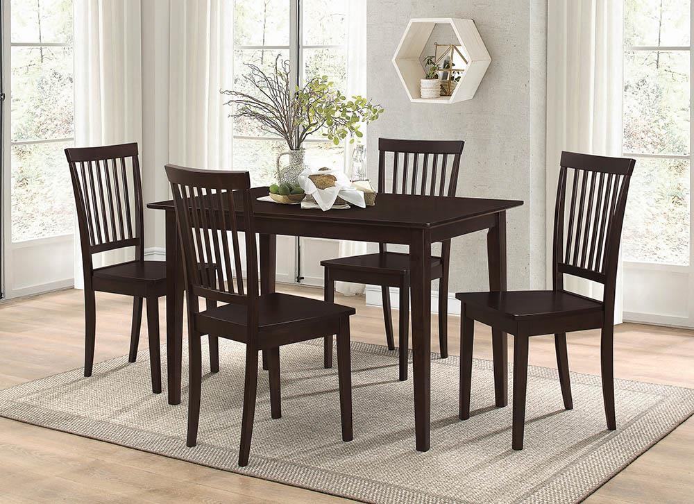 Gomez Cappuccino 5-Piece Dining Set