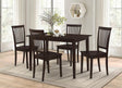 Gomez Cappuccino 5-Piece Dining Set by Coaster at Eve Furniture