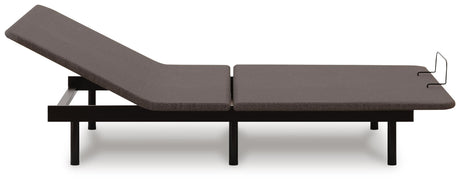 Good Charcoal Gray California King Head & Foot Adjustable Base by Ashley at Eve Furniture