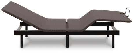 Good Charcoal Gray California King Head & Foot Adjustable Base by Ashley at Eve Furniture
