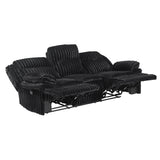 Goodland Black Double Reclining Living Room Set by Homelegance at Eve Furniture