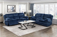 Goodland Blue Double Reclining Living Room Set by Homelegance at Eve Furniture