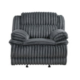 Goodland Dark Gray Double Reclining Living Room Set by Homelegance at Eve Furniture