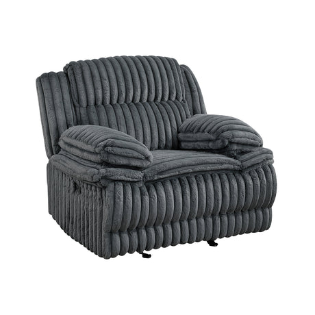 Goodland Dark Gray Double Reclining Living Room Set by Homelegance at Eve Furniture