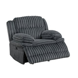Goodland Dark Gray Double Reclining Living Room Set by Homelegance at Eve Furniture