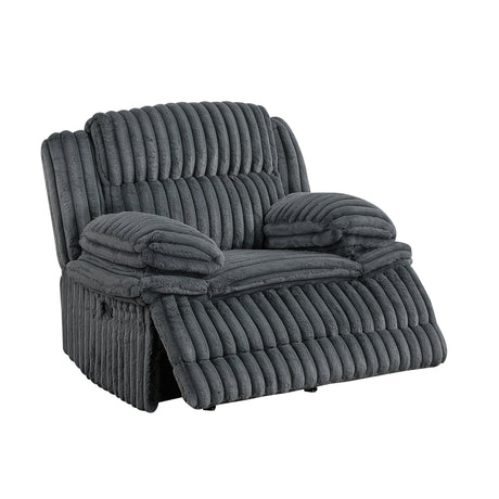 Goodland Dark Gray Double Reclining Living Room Set by Homelegance at Eve Furniture