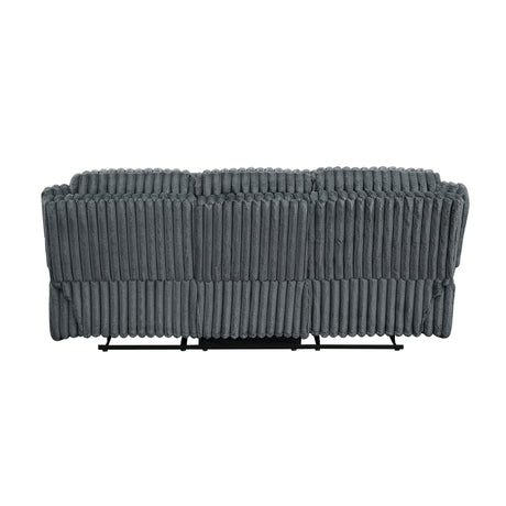 Goodland Dark Gray Double Reclining Living Room Set by Homelegance at Eve Furniture