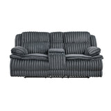 Goodland Dark Gray Double Reclining Living Room Set by Homelegance at Eve Furniture