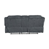 Goodland Dark Gray Double Reclining Living Room Set by Homelegance at Eve Furniture