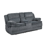 Goodland Dark Gray Double Reclining Living Room Set by Homelegance at Eve Furniture