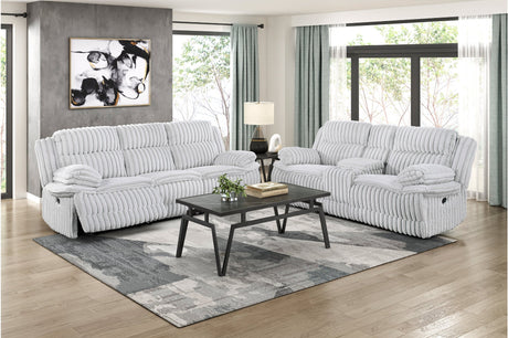 Goodland Gray Double Reclining Living Room Set by Homelegance at Eve Furniture