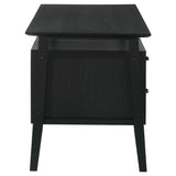 Goodson Black 64-inch 4-Drawer Double Pedestal Computer Desk by Coaster at Eve Furniture