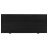 Goodson Black 64-inch 4-Drawer Double Pedestal Computer Desk by Coaster at Eve Furniture