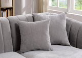 Goodwick Sectional In Light Gray by Furniture of America at Eve Furniture