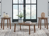 Gordonay Brown Table (Set of 3) by ASHLEY FURNITURE at Eve Furniture