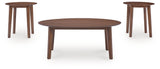 Gordonay Brown Table (Set of 3) by ASHLEY FURNITURE at Eve Furniture