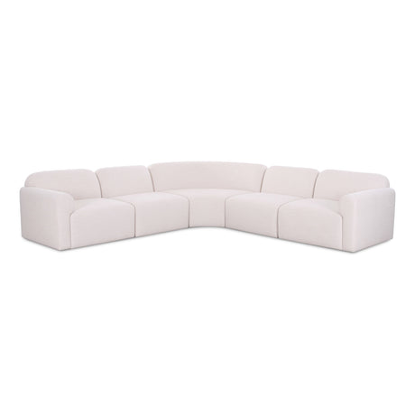 Gorge 5-Piece Modular Corner Sectional by TOV Furniture at Eve Furniture