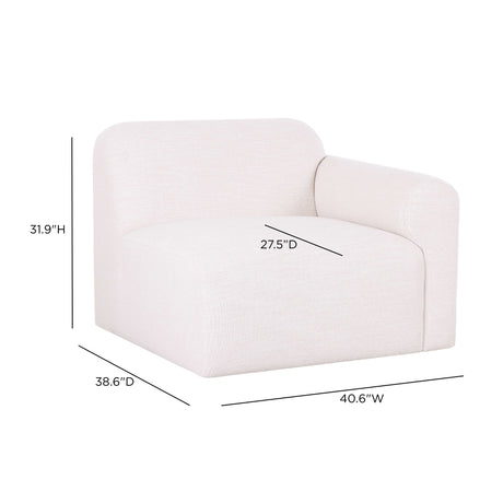 Gorge Modular Corner Chair by TOV Furniture at Eve Furniture