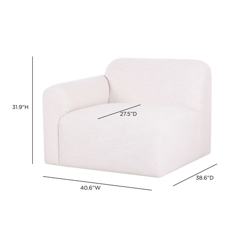 Gorge Modular Corner Chair by TOV Furniture at Eve Furniture