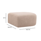 Gorge Ottoman by TOV Furniture at Eve Furniture
