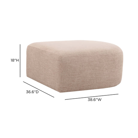Gorge Ottoman by TOV Furniture at Eve Furniture