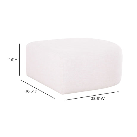 Gorge Ottoman by TOV Furniture at Eve Furniture