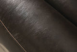 Gorgius Espresso Top Grain Leather Match Power Reclining Sofa & Loveseat by Furniture of America at Eve Furniture
