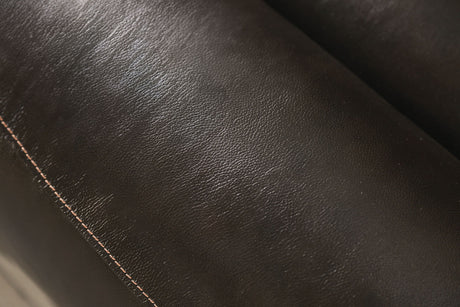 Gorgius Espresso Top Grain Leather Match Power Reclining Sofa & Loveseat by Furniture of America at Eve Furniture