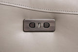 Gorgius Light Gray Leather Modular Power Reclining Sectional by Furniture of America at Eve Furniture