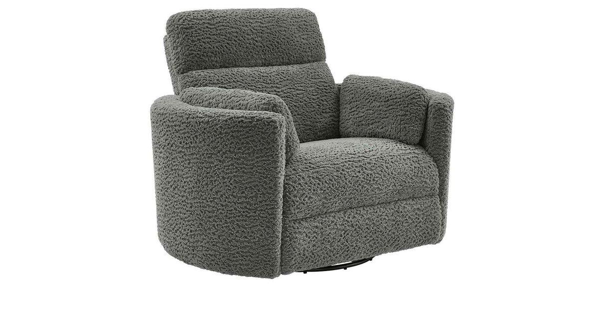 Gosaldo Lead Swivel Power Glider Recliner by Ashley at Eve Furniture