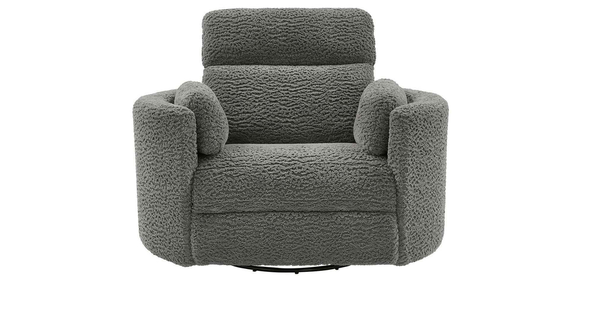Gosaldo Lead Swivel Power Glider Recliner by Ashley at Eve Furniture