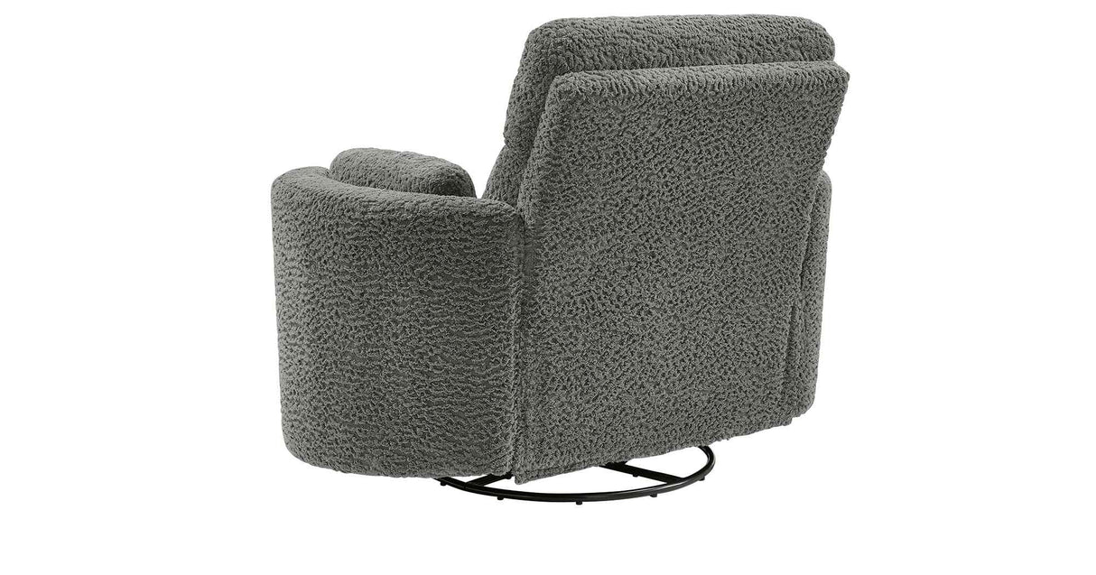 Gosaldo Lead Swivel Power Glider Recliner by Ashley at Eve Furniture