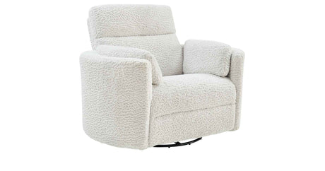 Gosaldo Silver Swivel Power Glider Recliner by Ashley at Eve Furniture