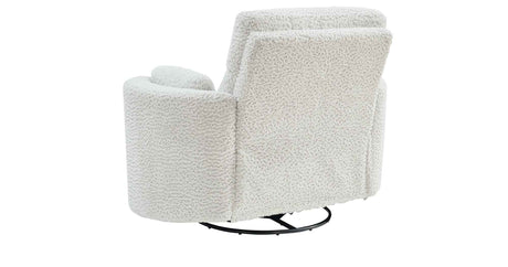 Gosaldo Silver Swivel Power Glider Recliner by Ashley at Eve Furniture