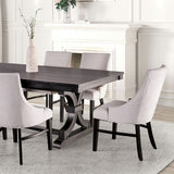 Gosport Black 7-Piece Dining Room Set by Furniture of America at Eve Furniture