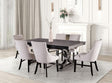 Gosport Black 7-Piece Dining Room Set by Furniture of America at Eve Furniture