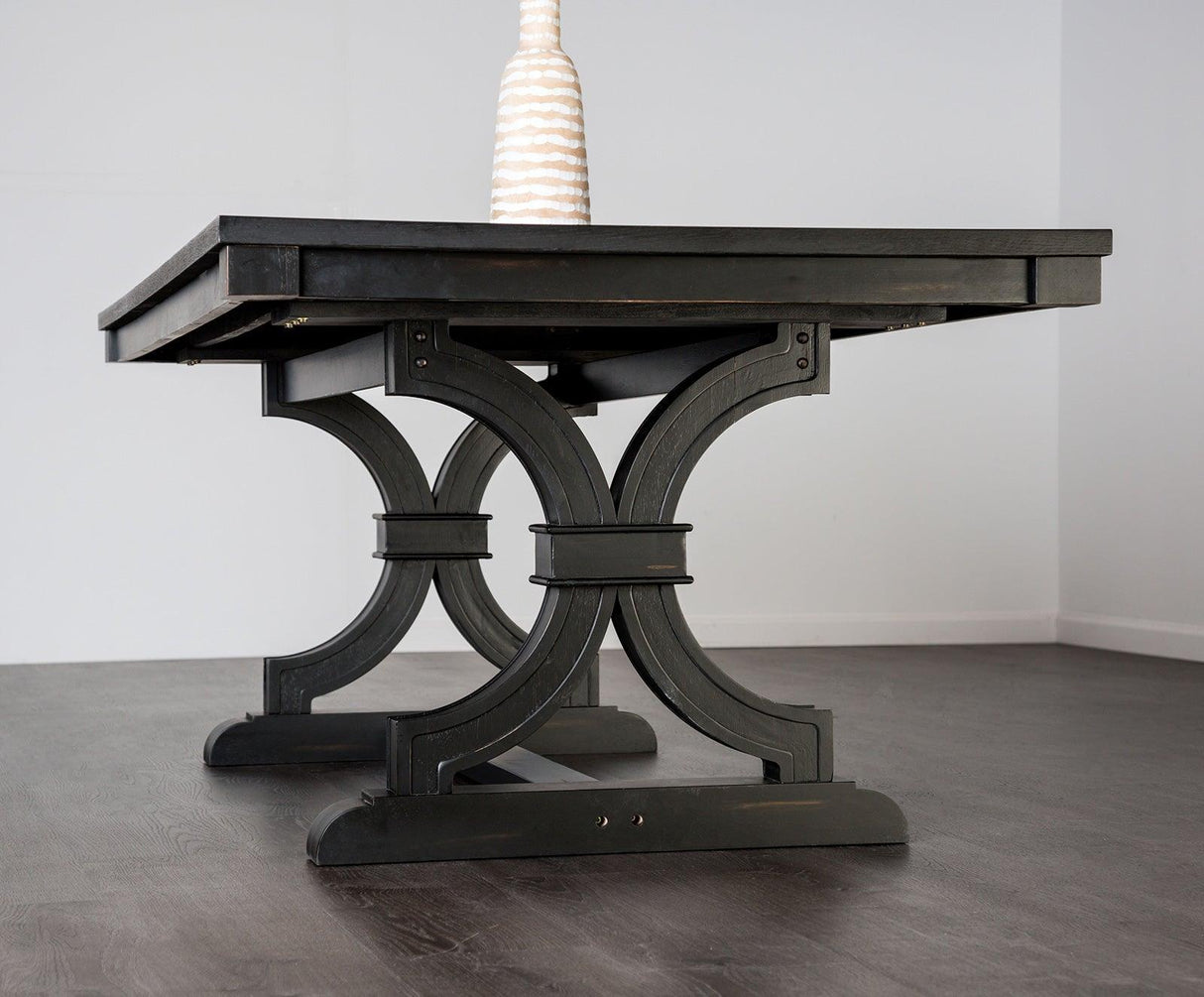 Gosport Black Dining Table Only by Furniture of America at Eve Furniture