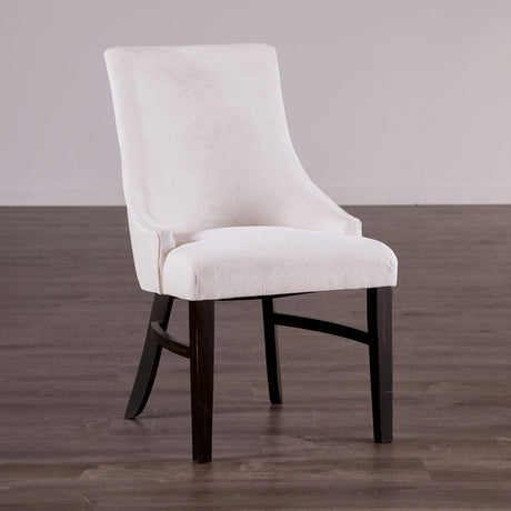 Gosport Black/Beige Arm Chair, Set of 2 by Furniture of America at Eve Furniture