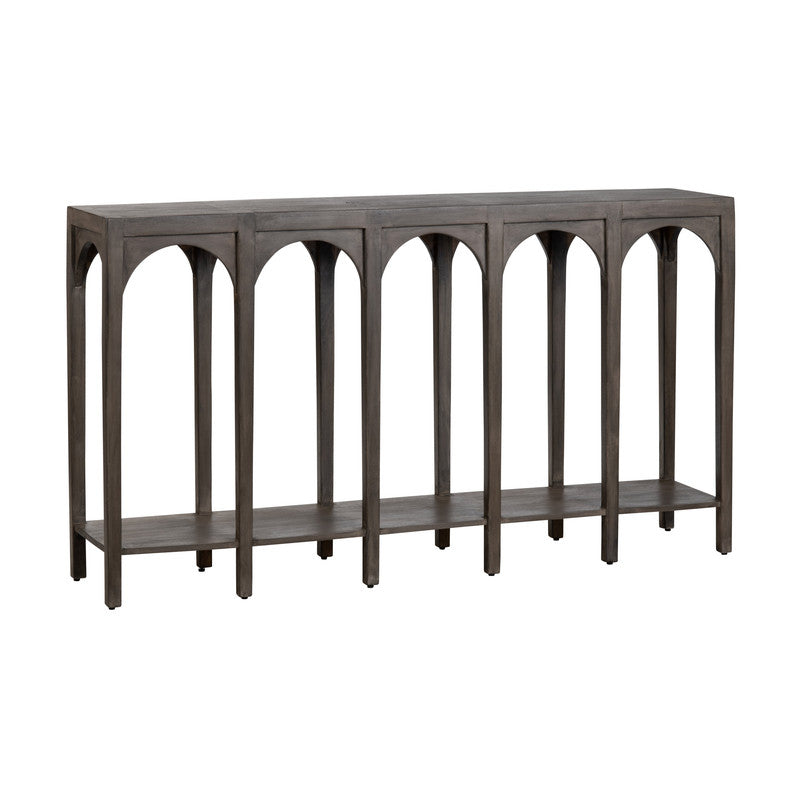 Gotham Brown Console Table by Crestview at Eve Furniture