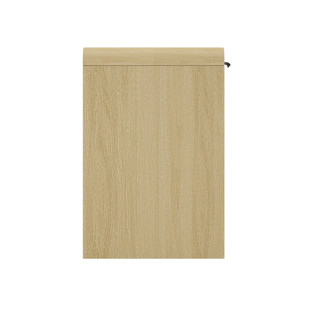 Grace 54" Home Office Desk in Natural Oak and Black by Manhattan Comfort at Eve Furniture