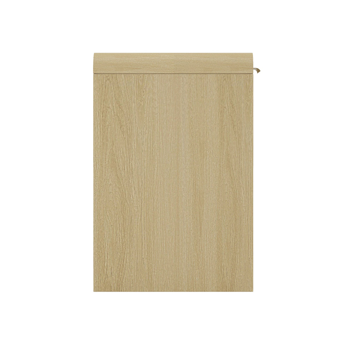 Grace 54" Home Office Desk in Natural Oak and Gold by Manhattan Comfort at Eve Furniture