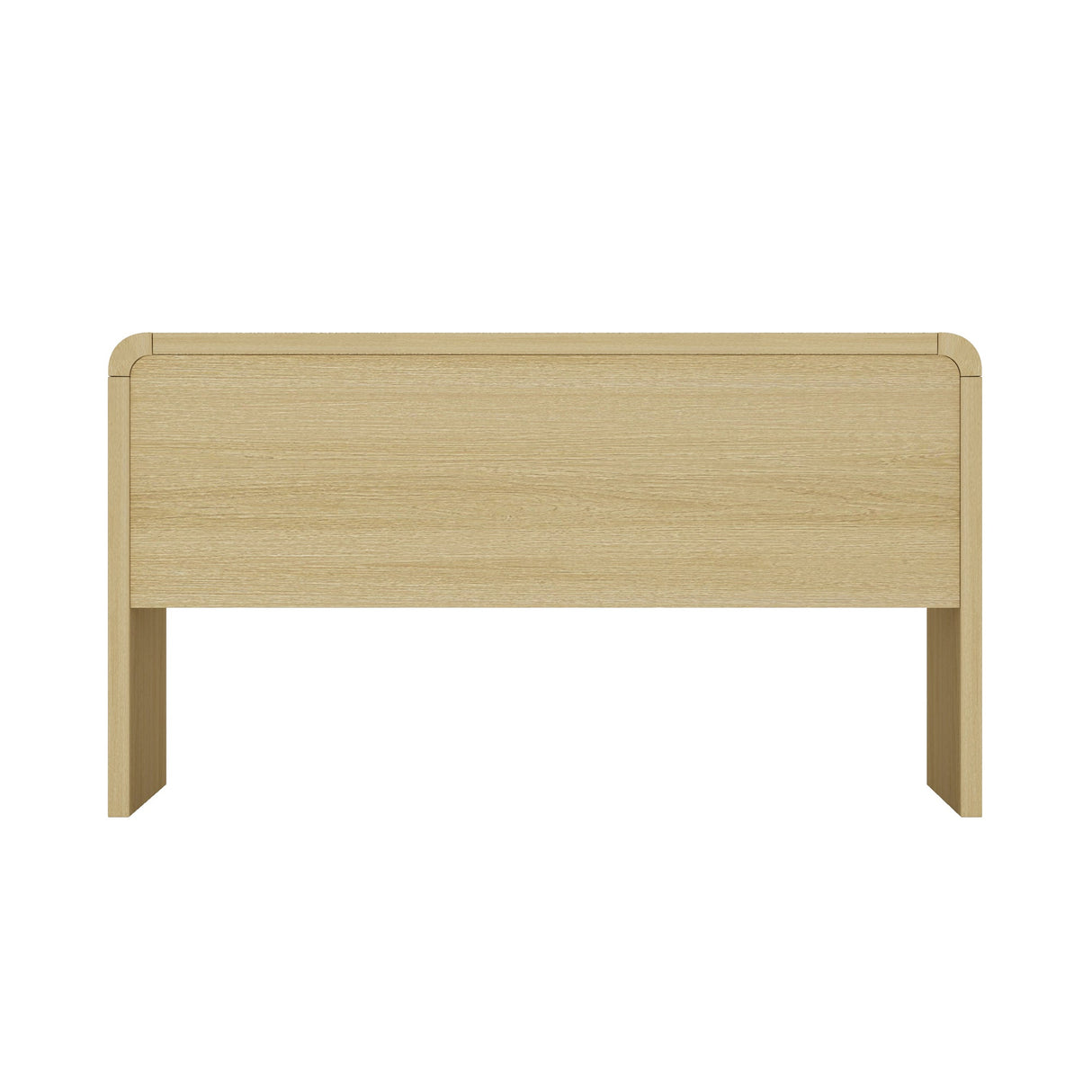Grace 54" Home Office Desk in Natural Oak and Gold by Manhattan Comfort at Eve Furniture